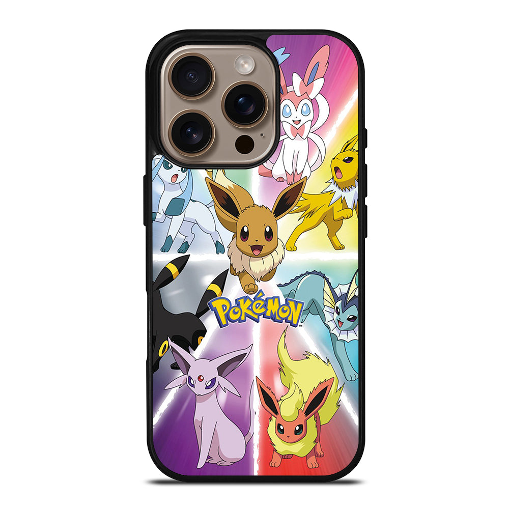 POKEMON EEVEE ALL EVOLUTION 3 iPhone 16 Pro Case Cover