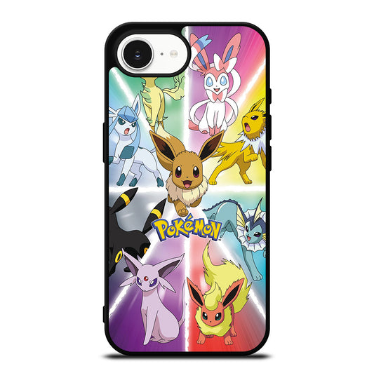POKEMON EEVEE ALL EVOLUTION 3 iPhone 16e Case Cover