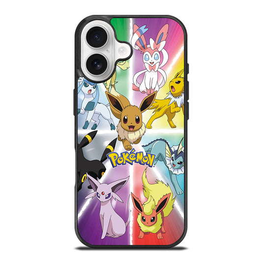 POKEMON EEVEE ALL EVOLUTION 3 iPhone 17 Case Cover