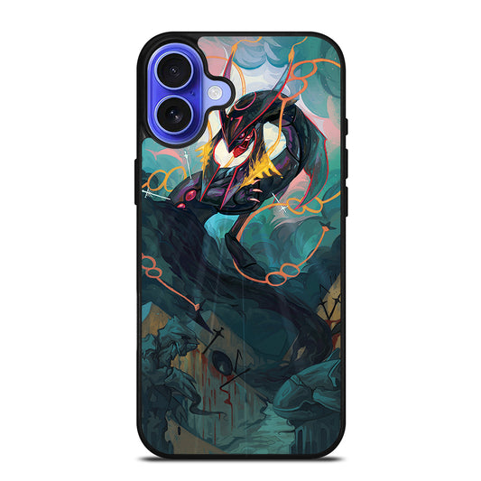 POKEMON SHINY RAYQUAZA DRAGON ART iPhone 16 Case Cover