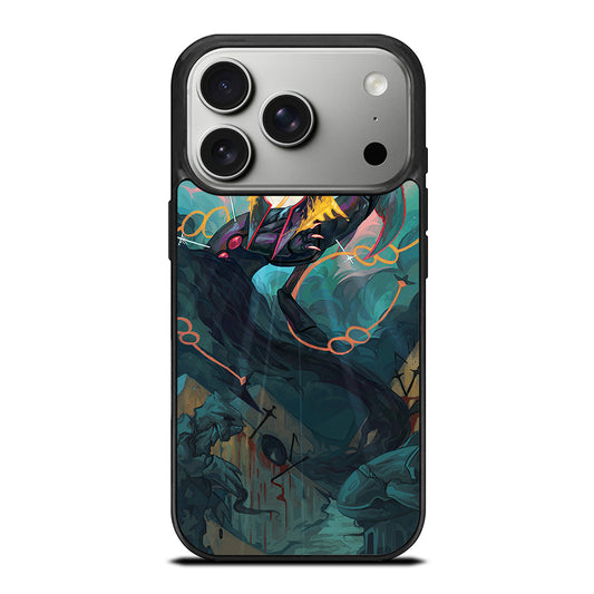 POKEMON SHINY RAYQUAZA DRAGON ART iPhone 17 Pro Case Cover