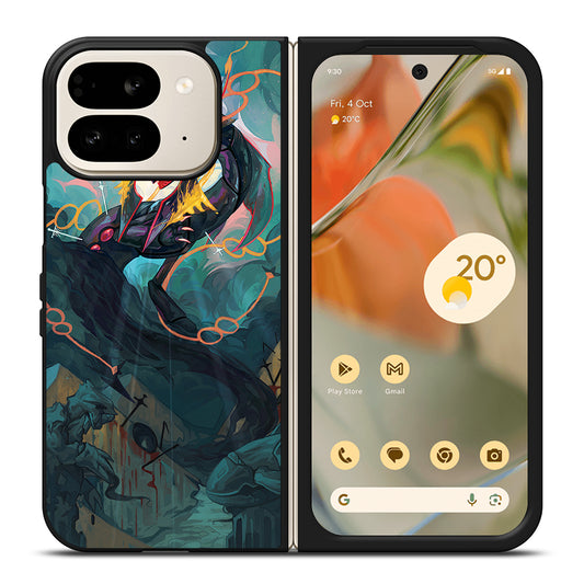 POKEMON SHINY RAYQUAZA DRAGON ART Google Pixel 9 Pro Fold Case Cover