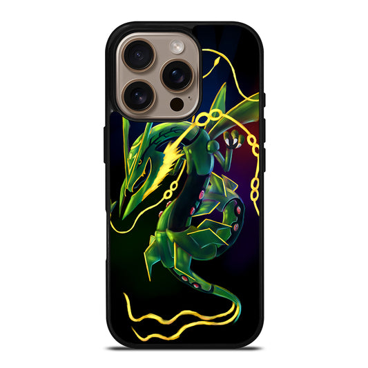 POKEMON SHINY RAYQUAZA DRAGON iPhone 16 Pro Case Cover