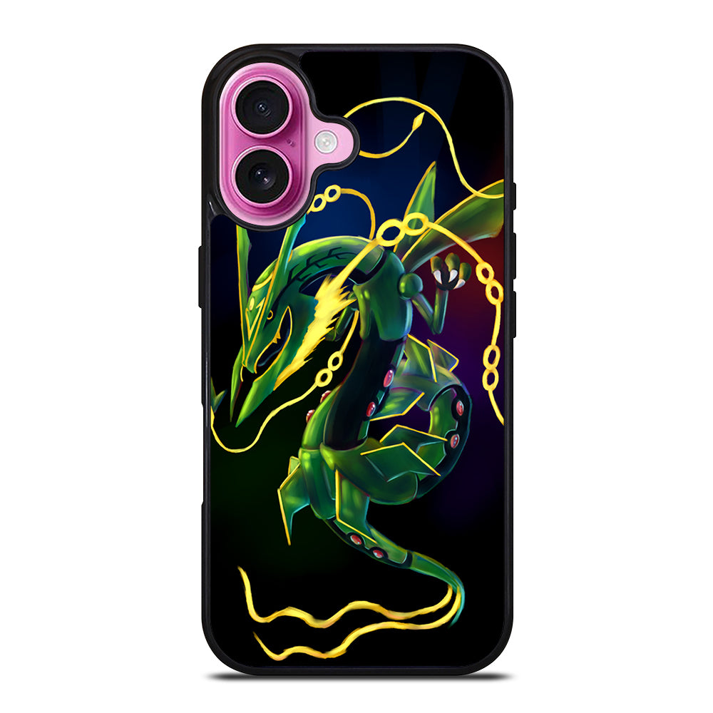 POKEMON SHINY RAYQUAZA DRAGON iPhone 16 Plus Case Cover