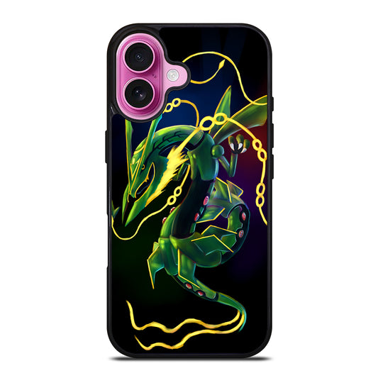 POKEMON SHINY RAYQUAZA DRAGON iPhone 16 Plus Case Cover