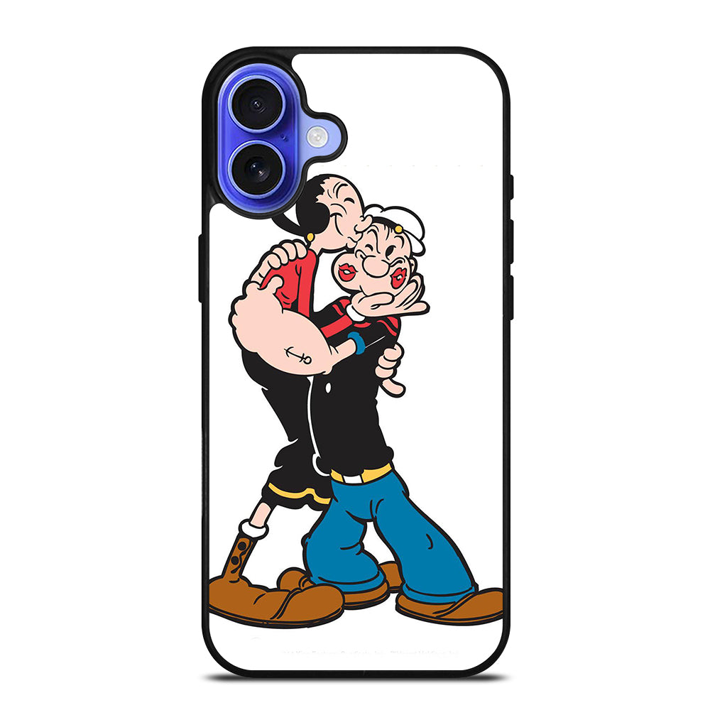 POPEYE AND OLIVE CARTOON 2 iPhone 16 Case Cover