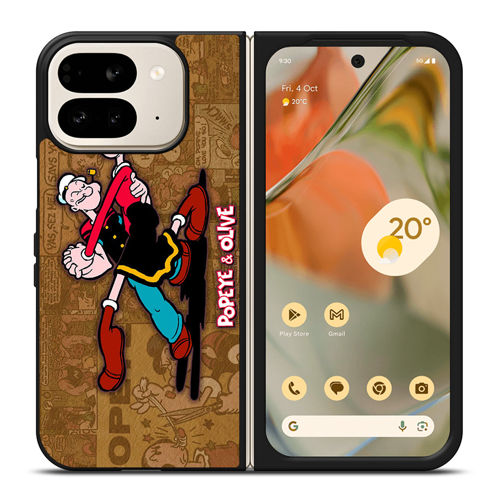 POPEYE AND OLIVE CARTOON Google Pixel 9 Pro Fold Case Cover