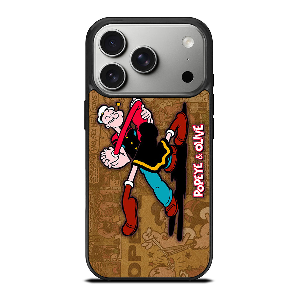 POPEYE AND OLIVE CARTOON iPhone 17 Pro Case Cover