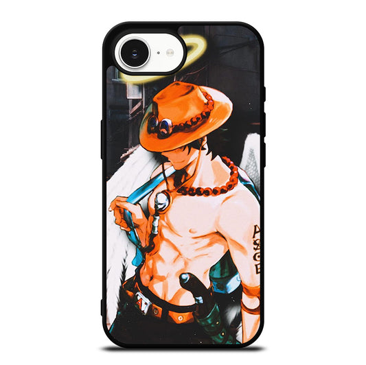 PORTGAS D ACE R.I.P ONE PIECE iPhone 16e Case Cover