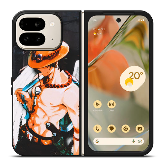 PORTGAS D ACE R.I.P ONE PIECE Google Pixel 9 Pro Fold Case Cover