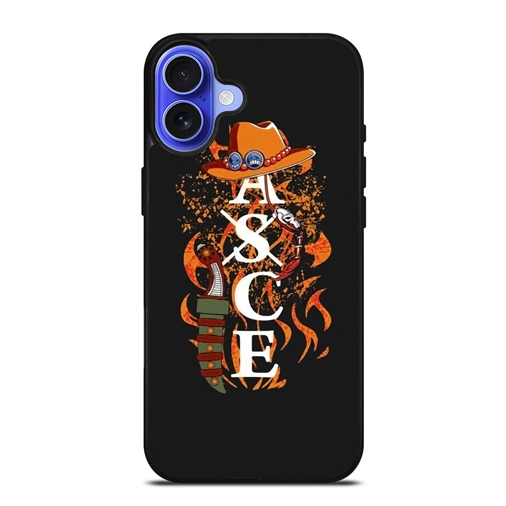 PORTGAS D ACE TATTOO ONE PIECE iPhone 16 Case Cover