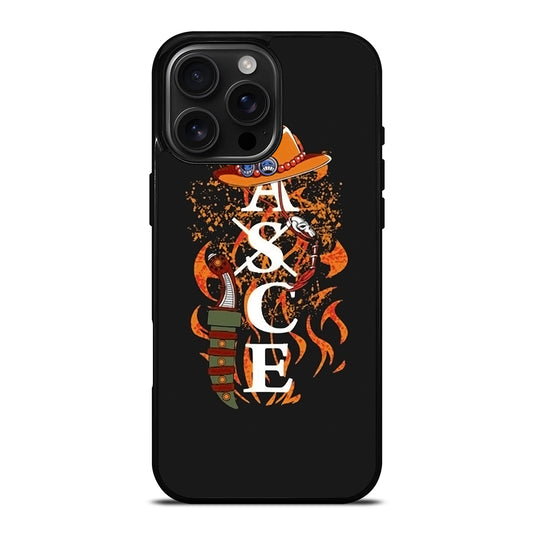 PORTGAS D ACE TATTOO ONE PIECE iPhone 16 Pro Max Case Cover