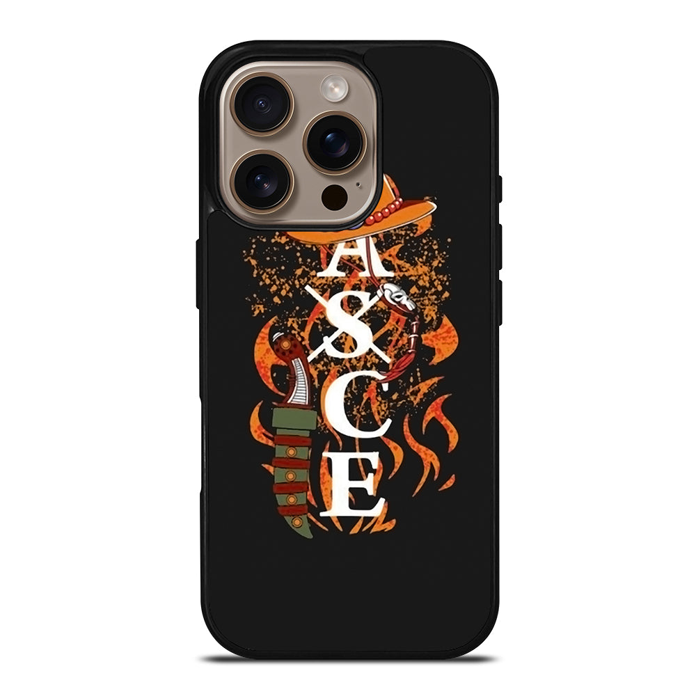 PORTGAS D ACE TATTOO ONE PIECE iPhone 16 Pro Case Cover