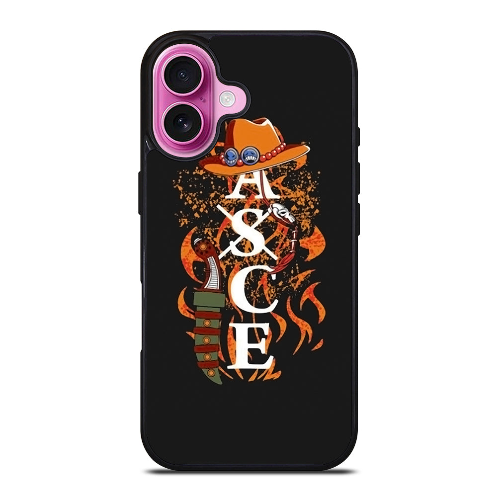 PORTGAS D ACE TATTOO ONE PIECE iPhone 16 Plus Case Cover