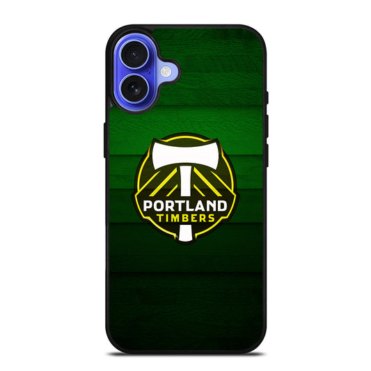 PORTLAND TIMBERS WOODEN LOGO iPhone 16 Case Cover