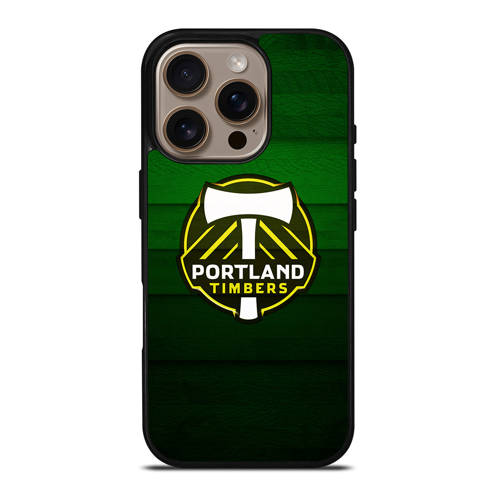 PORTLAND TIMBERS WOODEN LOGO iPhone 16 Pro Case Cover