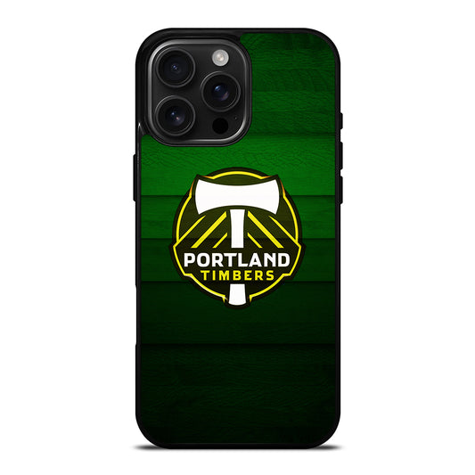 PORTLAND TIMBERS WOODEN LOGO iPhone 16 Pro Max Case Cover