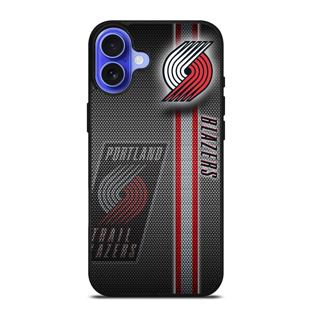 PORTLAND TRAIL BLAZERS MRTAL LOGO iPhone 16 Case Cover