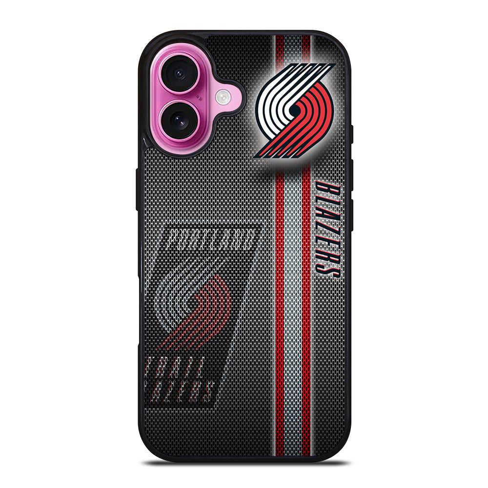 PORTLAND TRAIL BLAZERS MRTAL LOGO iPhone 16 Plus Case Cover