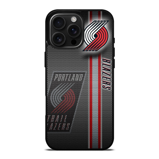PORTLAND TRAIL BLAZERS MRTAL LOGO iPhone 16 Pro Max Case Cover