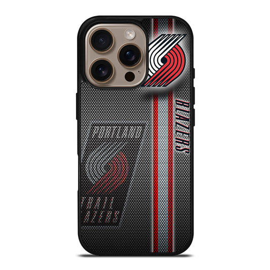 PORTLAND TRAIL BLAZERS MRTAL LOGO iPhone 16 Pro Case Cover