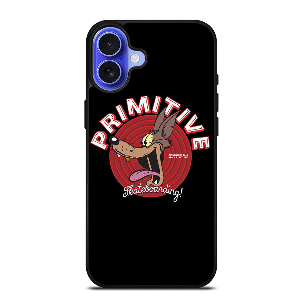 PRIMITIVE SKATEBOARDING CARTOON LOGO iPhone 16 Case Cover