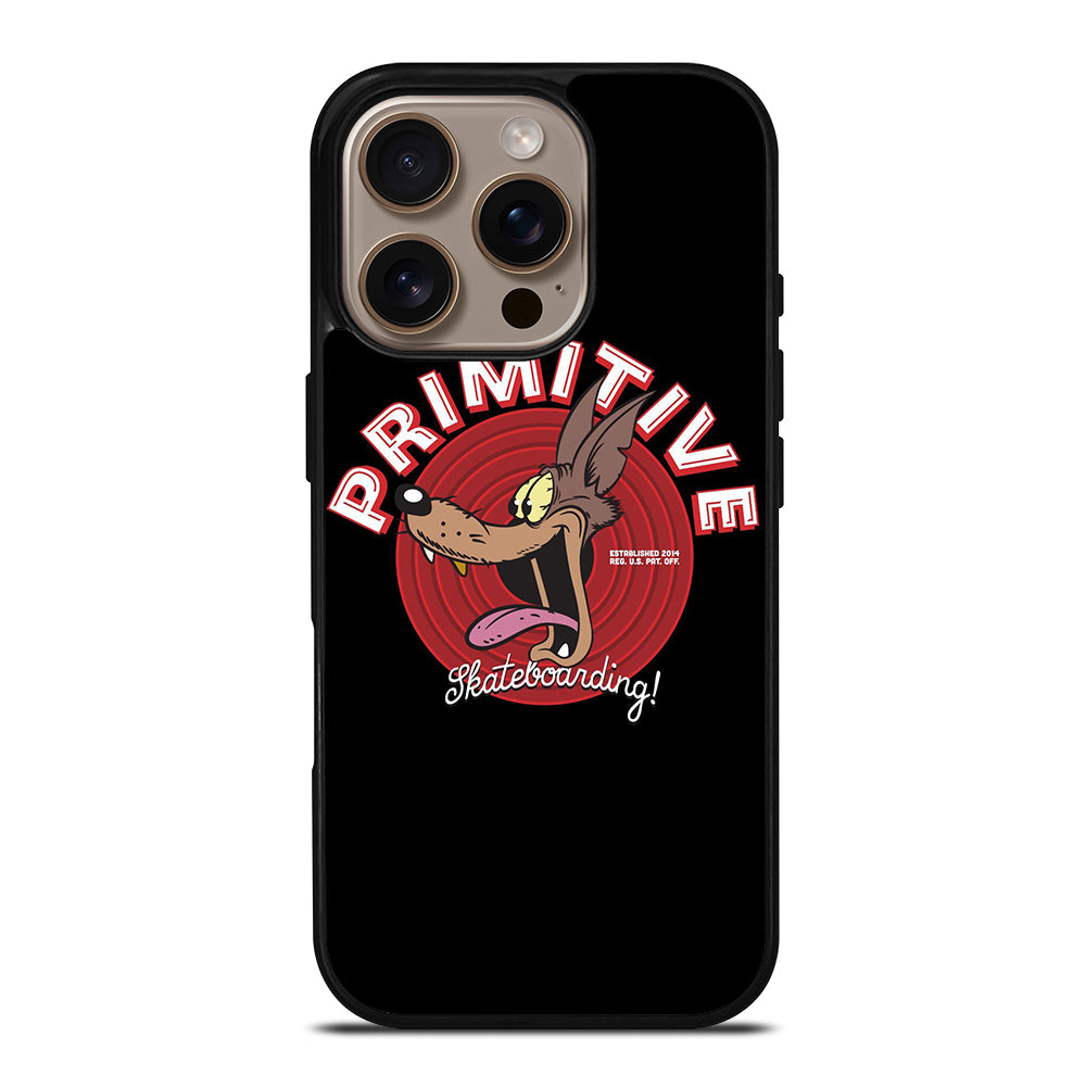 PRIMITIVE SKATEBOARDING CARTOON LOGO iPhone 16 Pro Case Cover