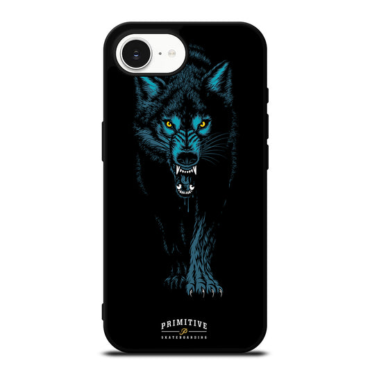 PRIMITIVE SKATEBOARDING LOGO WOLF iPhone 16e Case Cover