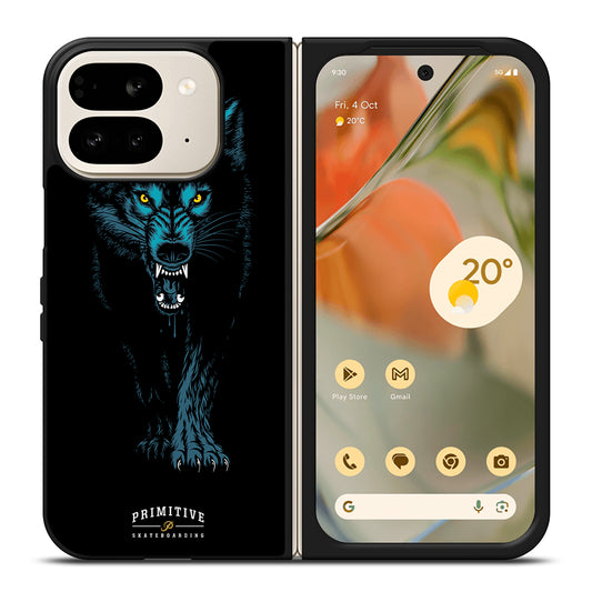 PRIMITIVE SKATEBOARDING LOGO WOLF Google Pixel 9 Pro Fold Case Cover