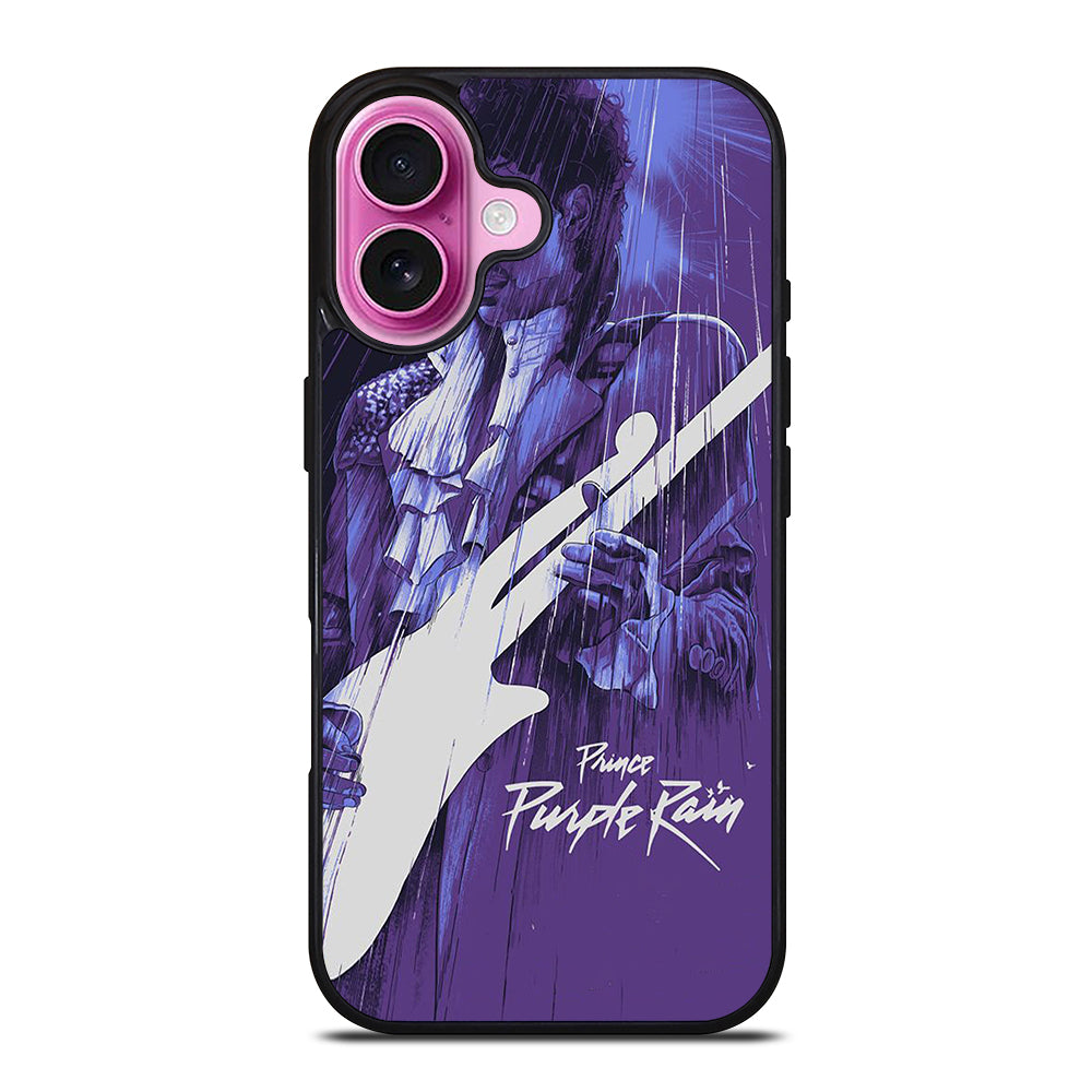 PRINCE PURPLE RAIN POSTER iPhone 16 Plus Case Cover