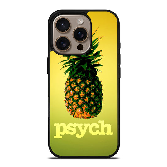 PSYCH PINEAPPLE LOGO iPhone 16 Pro Case Cover