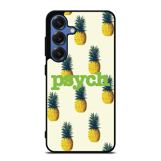 PSYCH PINEAPPLE PATTERN Samsung Galaxy S25 Case Cover
