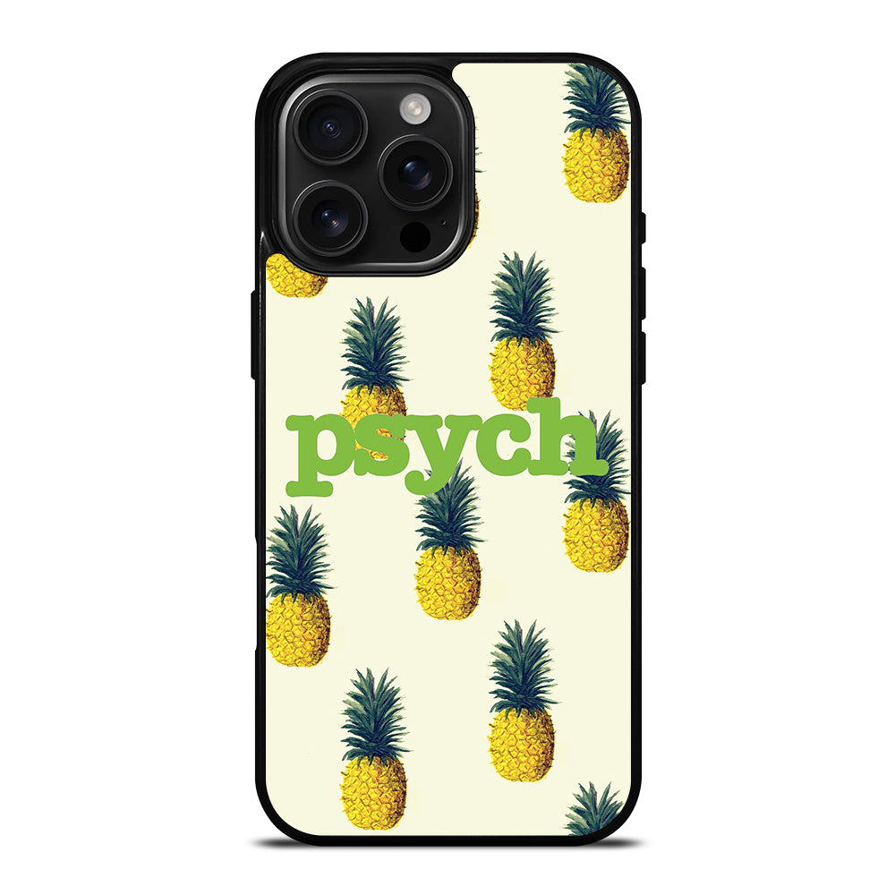 PSYCH PINEAPPLE PATTERN iPhone 16 Pro Max Case Cover