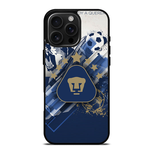 PUMAS UNAM CLUB DE FOOTBALL 2 iPhone 16 Pro Max Case Cover