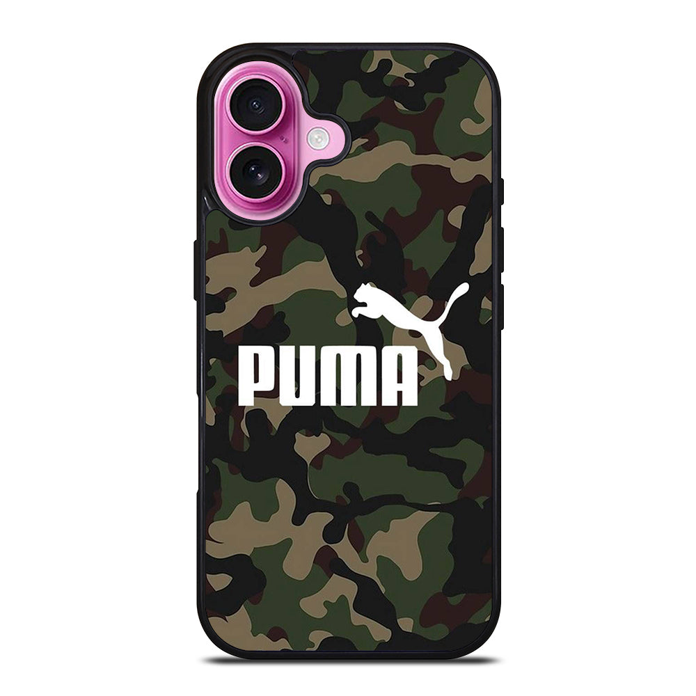 PUMA CAMO LOGO iPhone 16 Plus Case Cover