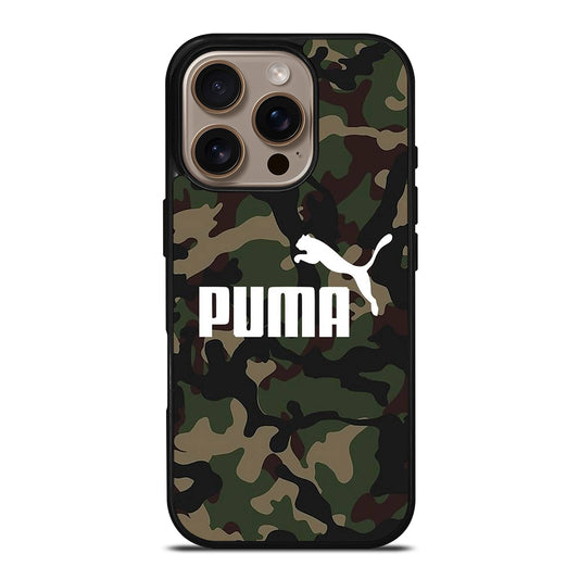 PUMA CAMO LOGO iPhone 16 Pro Case Cover