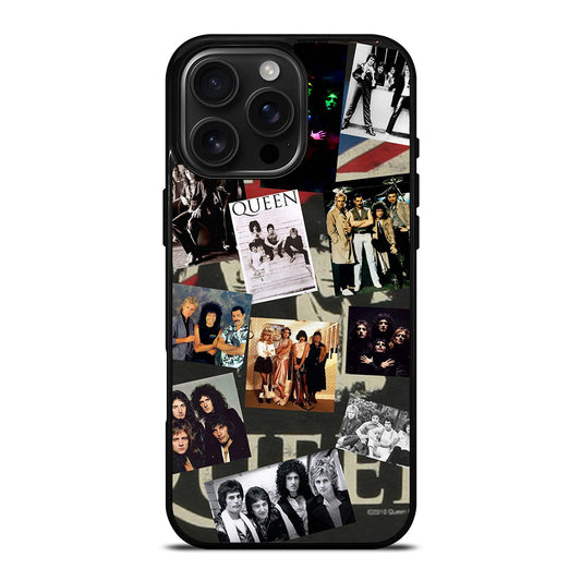 QUEEN BAND COLLAGE iPhone 16 Pro Max Case Cover