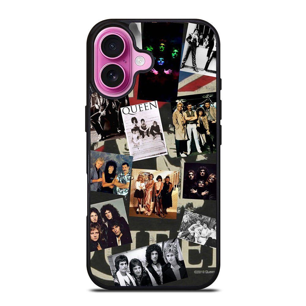 QUEEN BAND COLLAGE iPhone 16 Plus Case Cover