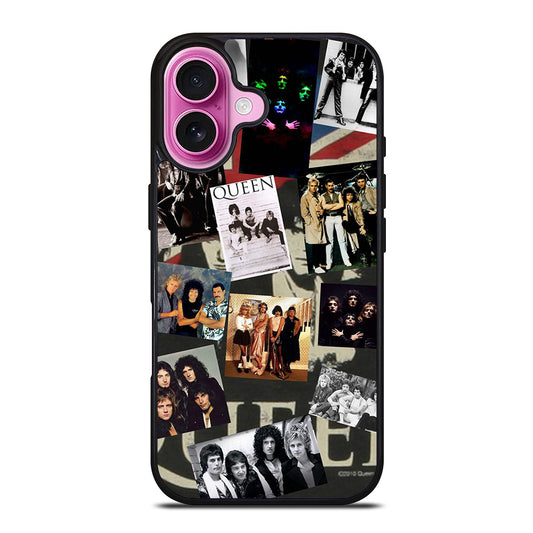 QUEEN BAND COLLAGE iPhone 16 Plus Case Cover