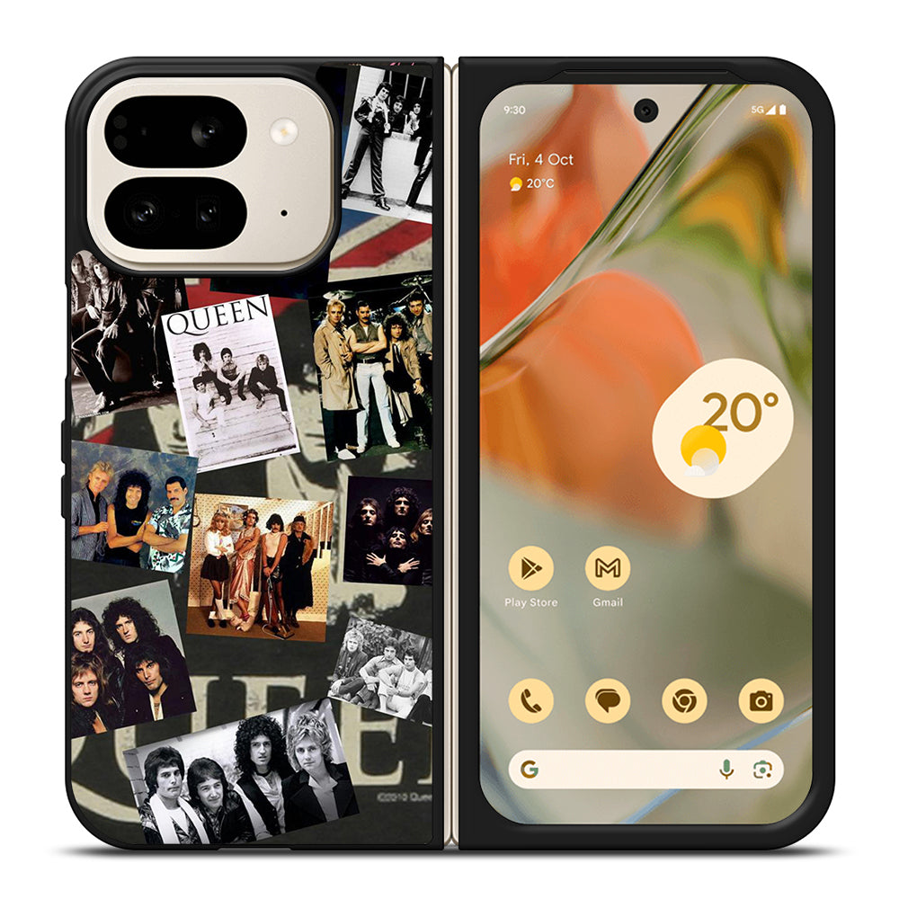 QUEEN BAND COLLAGE Google Pixel 9 Pro Fold Case Cover