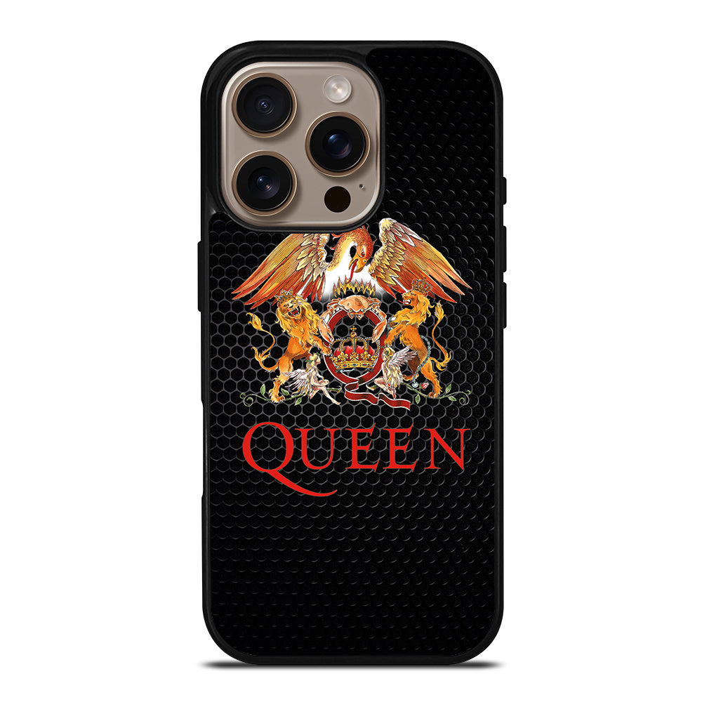 QUEEN BAND METAL LOGO iPhone 16 Pro Case Cover