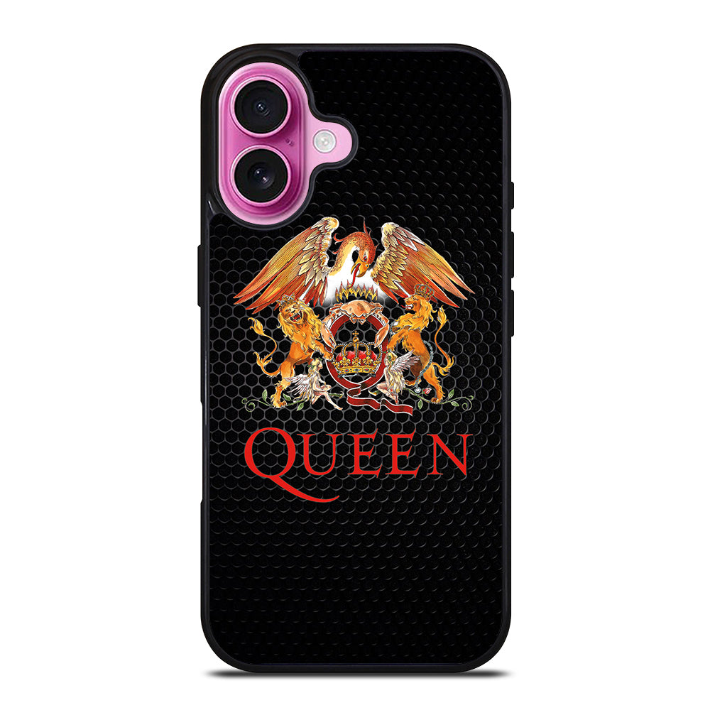 QUEEN BAND METAL LOGO iPhone 16 Plus Case Cover