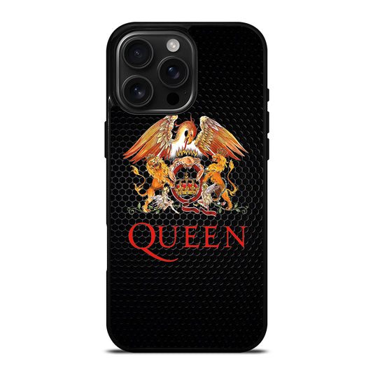 QUEEN BAND METAL LOGO iPhone 16 Pro Max Case Cover
