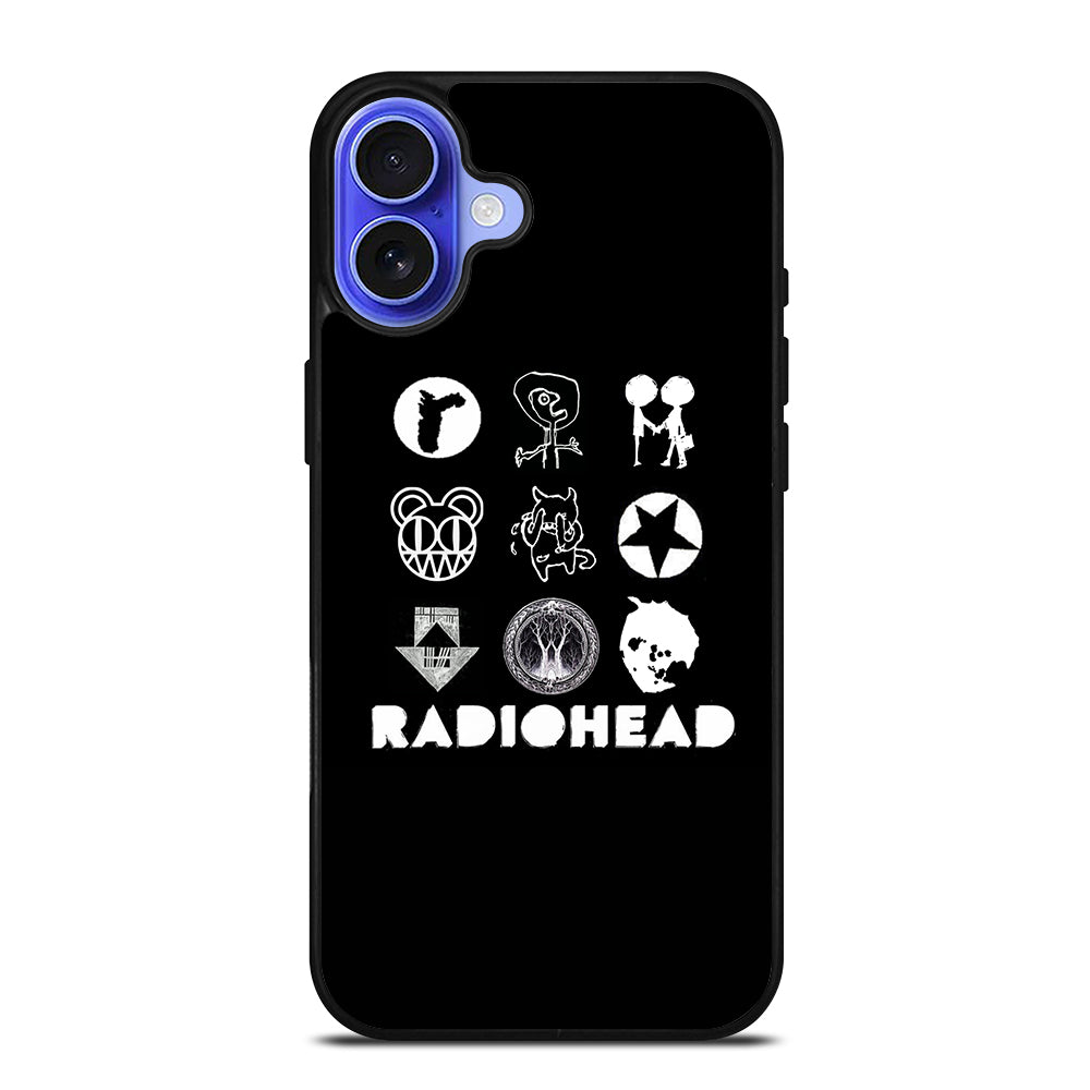 RADIOHEAD BAND LOGO iPhone 16 Case Cover