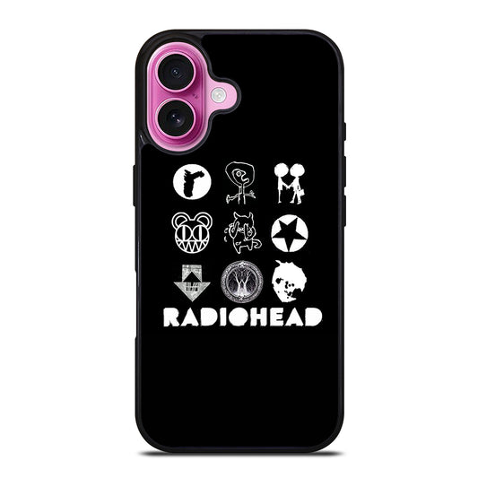 RADIOHEAD BAND LOGO iPhone 16 Plus Case Cover