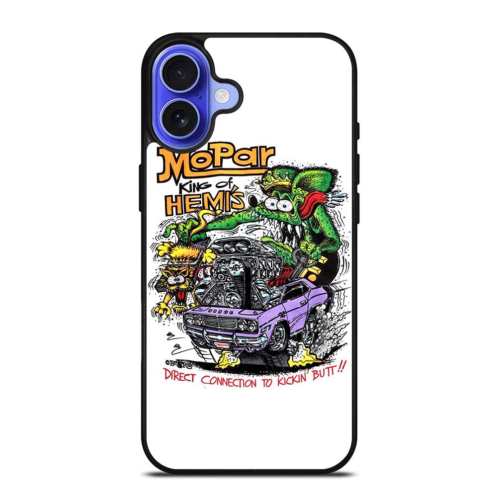 RAT FINK MOPAR KING OF HEMIS iPhone 16 Case Cover