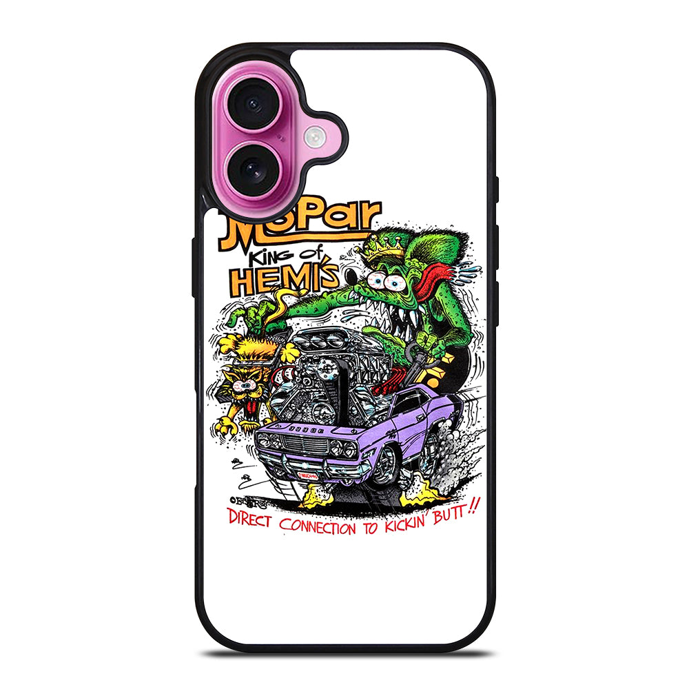 RAT FINK MOPAR KING OF HEMIS iPhone 16 Plus Case Cover