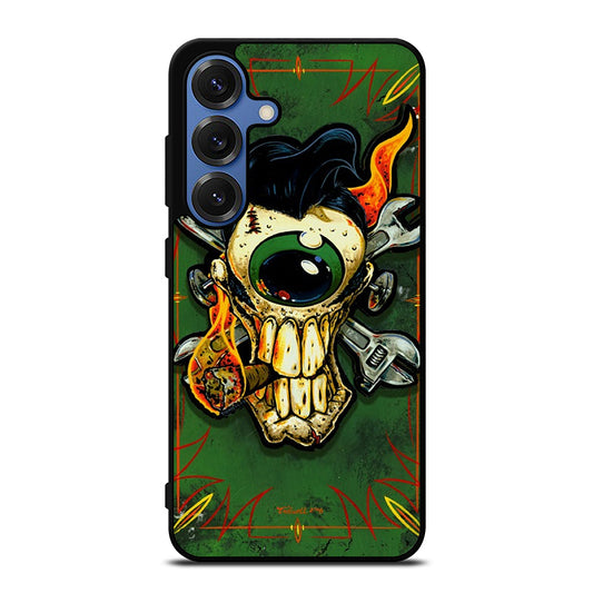 RAT FINK SKULL Samsung Galaxy S25 Case Cover