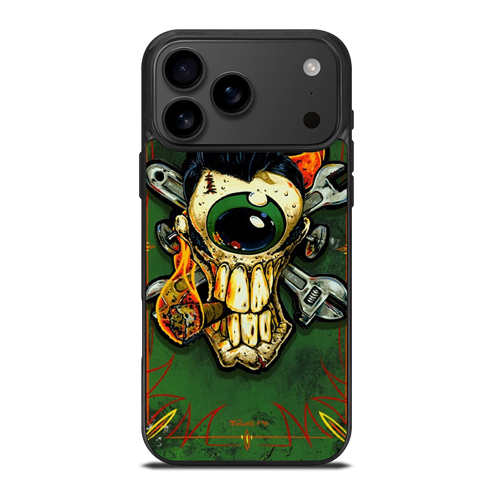 RAT FINK SKULL iPhone 17 Pro Max Case Cover
