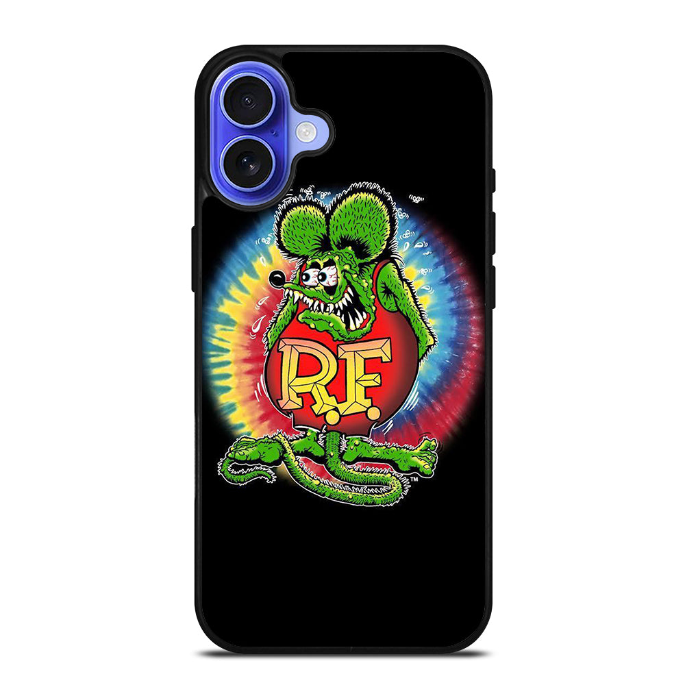 RAT FINK TIE DYE iPhone 16 Case Cover